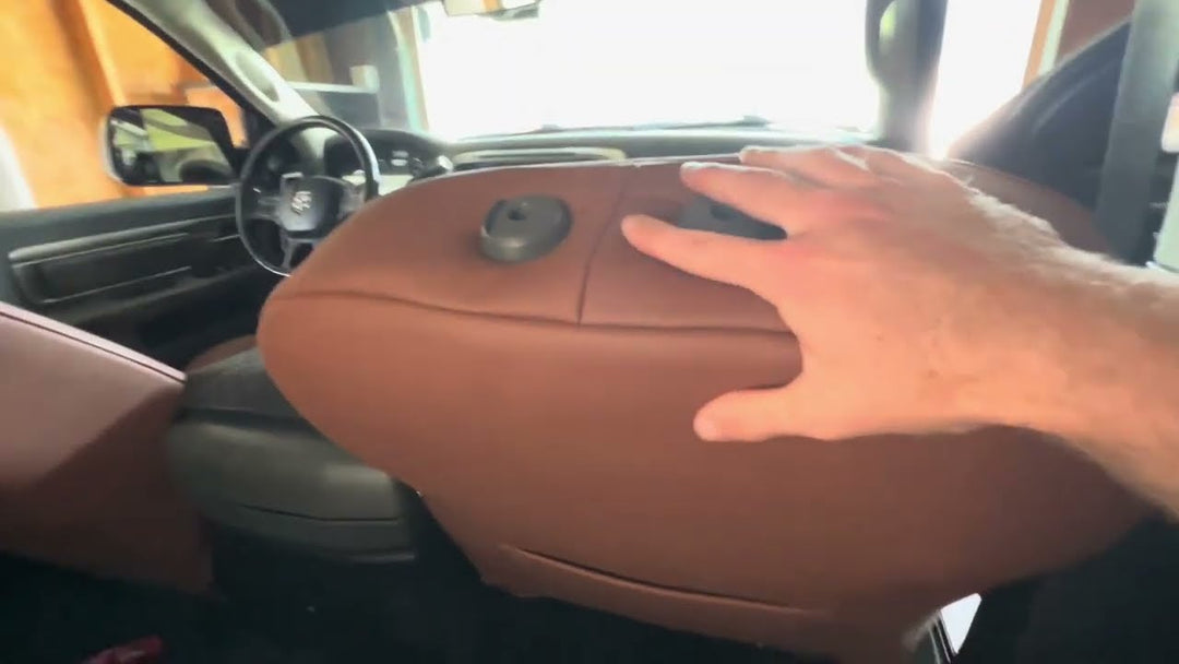 Kustom Interior Ram 1500 Permium Seat Cover Upholstery Kit installed by @3guysgarage