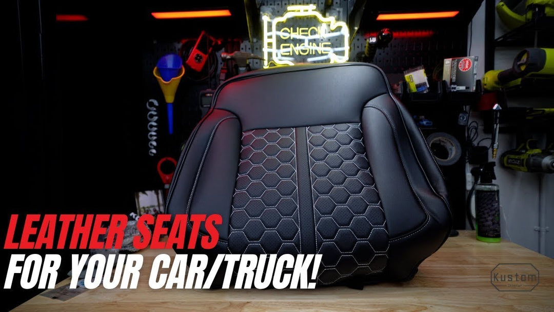 2014-18 Chevrolet Silverado Custom Leather Seat Covers Installation @SloJoeRacing