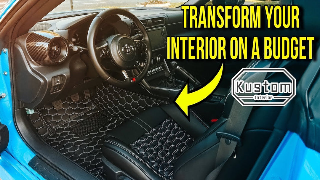 2022+ Toyota 86/BRZ Honeycomb Leather Floor Mats Installation @Justinackerman_