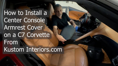 Corvette C7 Center Console Cover Installation @THECORVETTECHANNEL