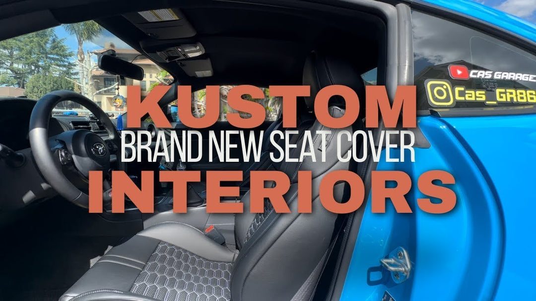 2022+ GR86/BRZ Kustom Interior Leather Seat Covers Installation @casgarage