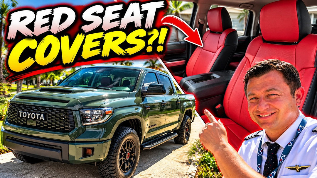 Toyota Tundra Custom Leather Seat Covers Installation @AviatorsGarage