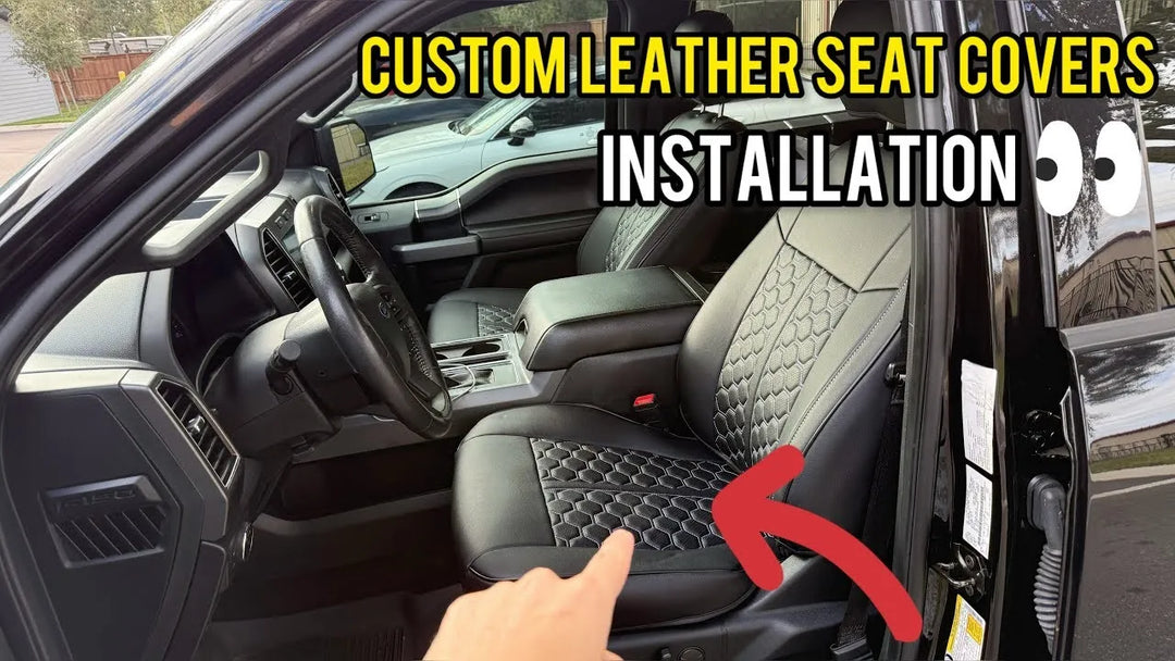 Ford F-Series Custom Seat Covers Installation by @ProfessorMikee