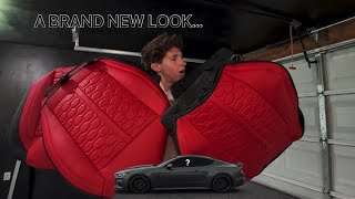 Ford Mustang S650 Coupe Leather Seat Covers Installation by @lukelsffff