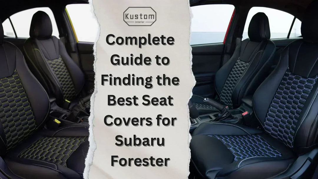 Elevate Your Forester Interior with Custom-Fit Seat Covers