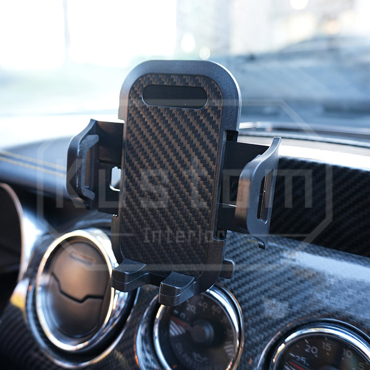 2015-23 Ford Mustang S550 Dash Panel Organizer Phone Mount