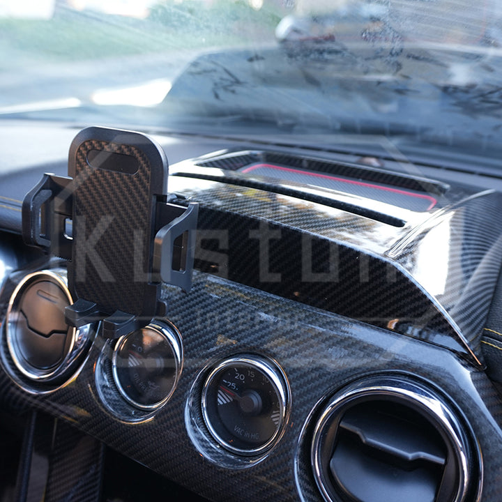 2015-23 Ford Mustang S550 Dash Panel Organizer Phone Mount