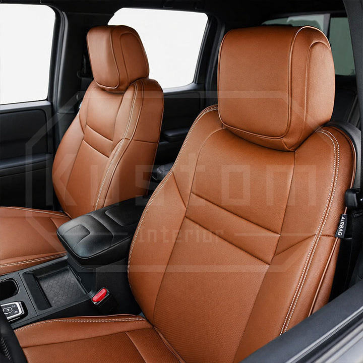 2022-26 Nissan Frontier Premium Custom Leather Seat Covers