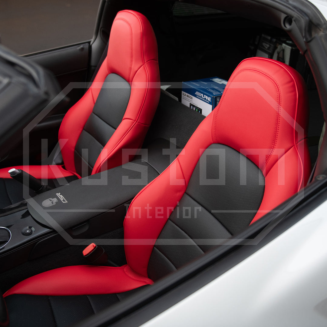 Corvette C6 Custom Leather Seat Covers