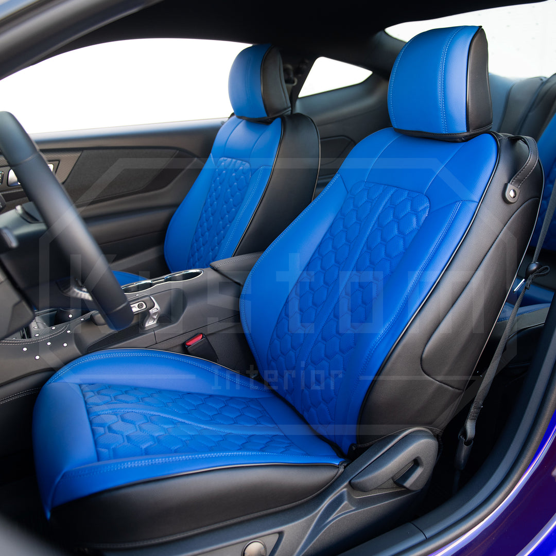 2015+ Ford Mustang Coupe Custom Leather Seat Covers