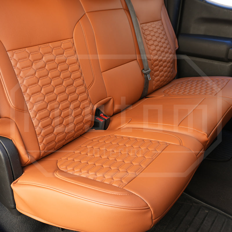 2019+ GMC Sierra Premium Custom Leather Seat Covers