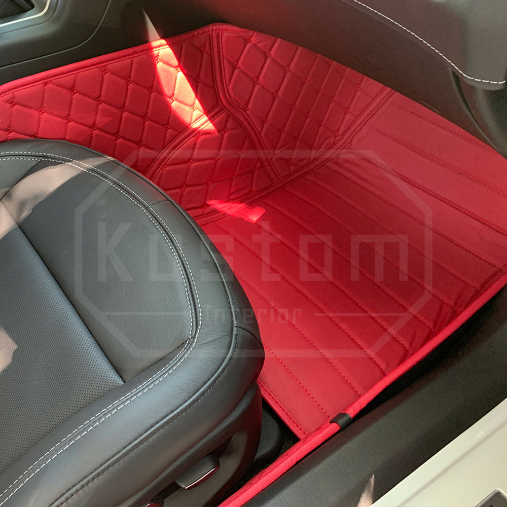 Corvette C7 Custom Leather Interior Floor Mat