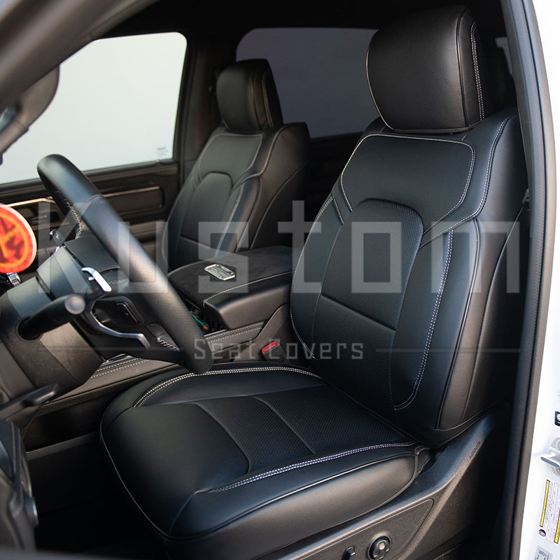 2019+ Dodge Ram 1500 Premium Custom Leather Seat Covers