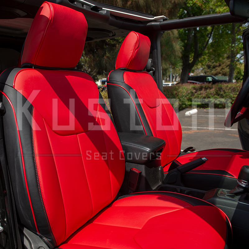 2013-18 Jeep Wrangler JK Custom Leather Seat Covers