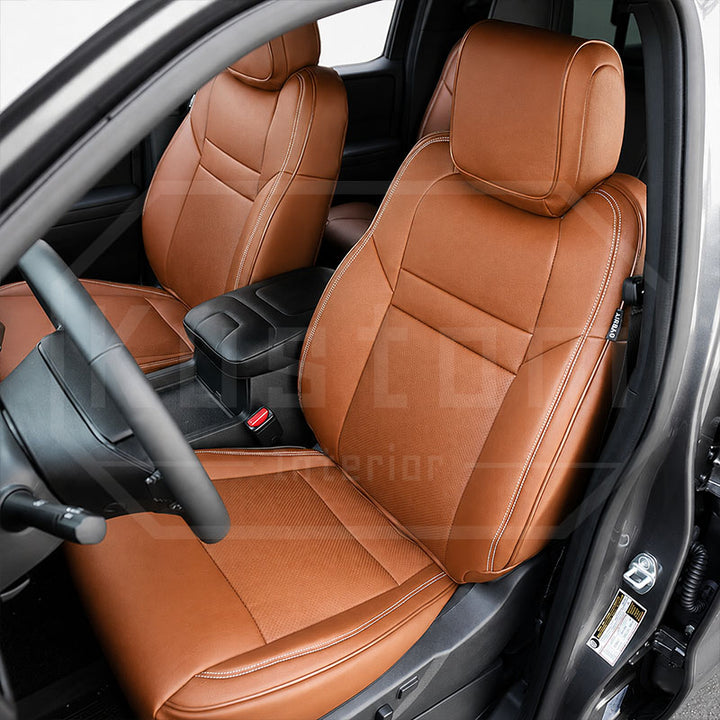 2022-26 Nissan Frontier Premium Custom Leather Seat Covers