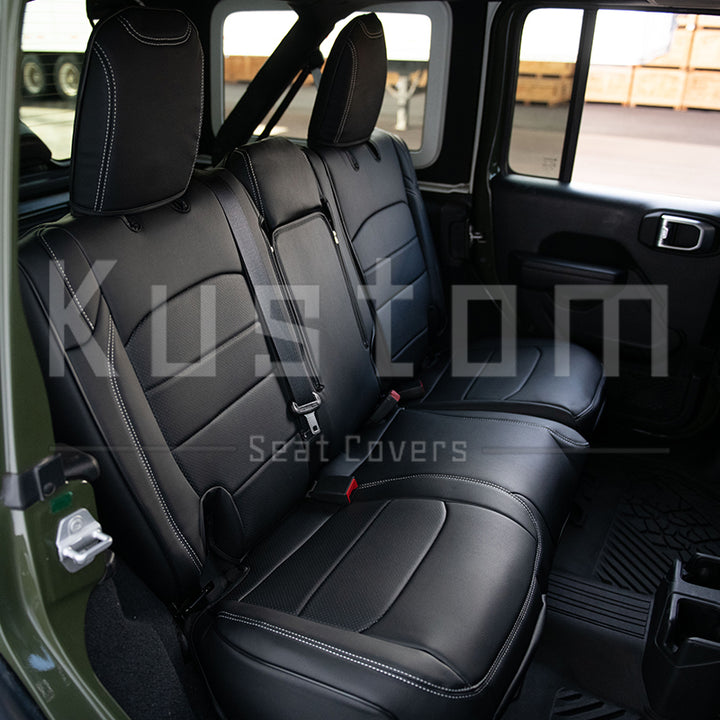 2018+ Jeep Wrangler JL Custom Leather Seat Covers