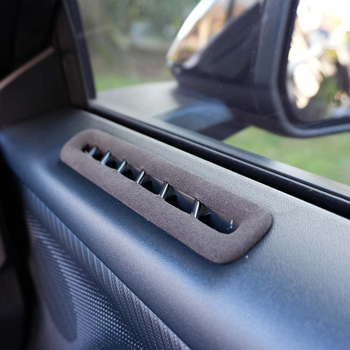 2024+ Ford Mustang Suede Leather Side Window Air Vent Trim