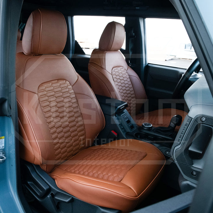 2021+ Ford Bronco 4 Door Custom Leather Seat Covers