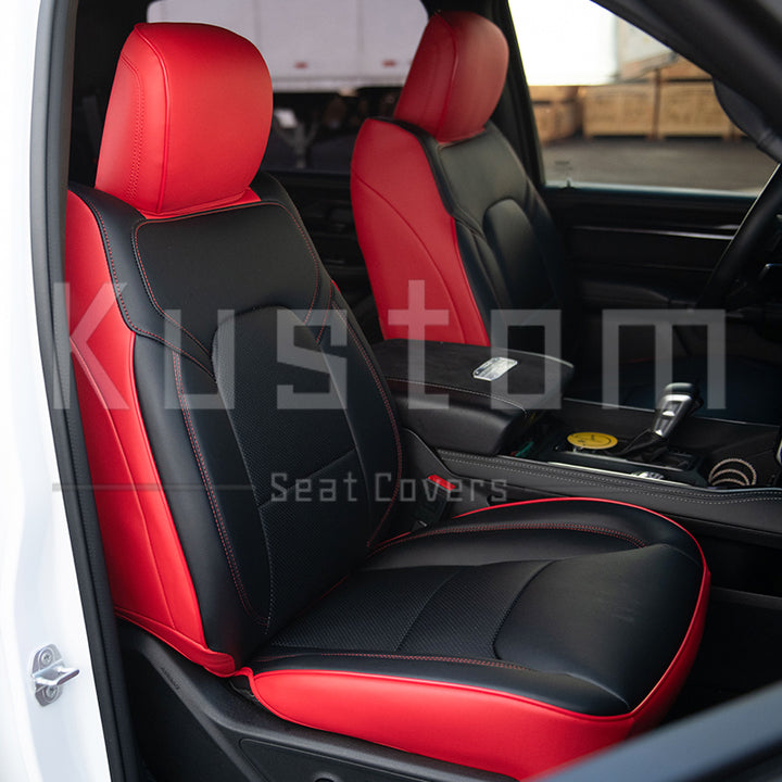 2019+ Dodge Ram 1500 Premium Custom Leather Seat Covers