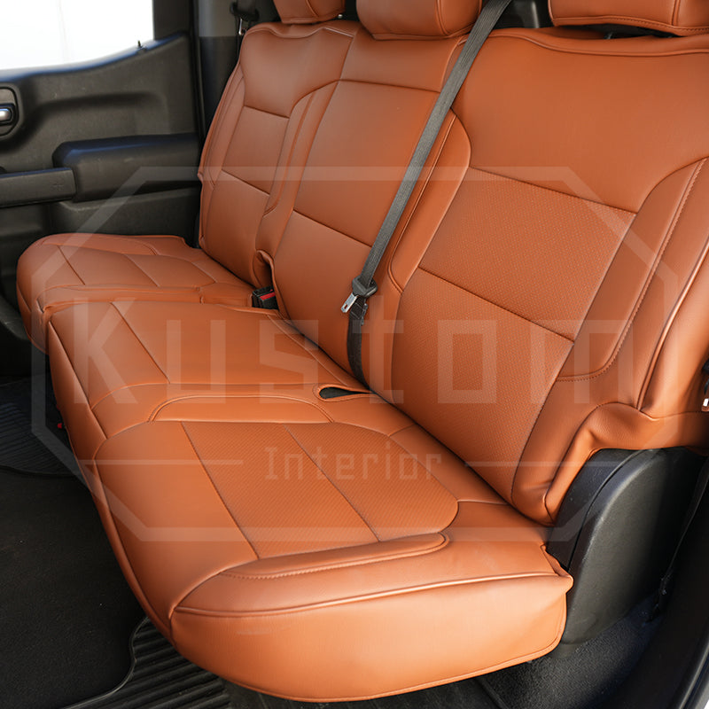 2019+ GMC Sierra Premium Custom Leather Seat Covers