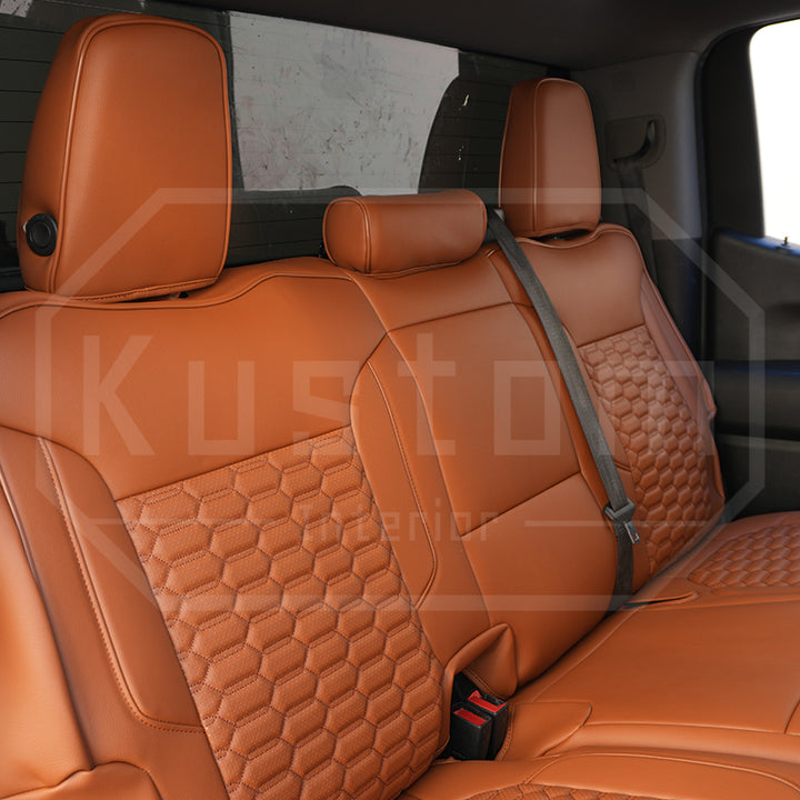2019+ GMC Sierra Premium Custom Leather Seat Covers