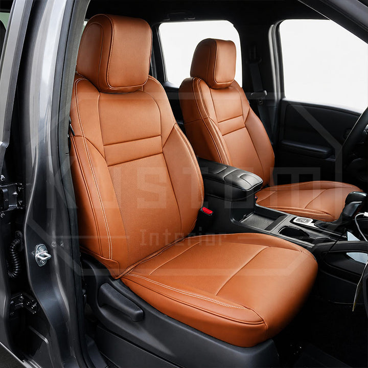 2022-26 Nissan Frontier Premium Custom Leather Seat Covers