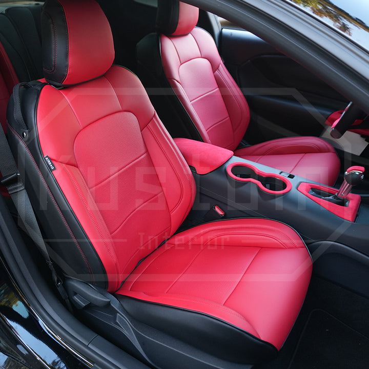 2024+ Ford Mustang S650 Convertible Leather Seat Covers