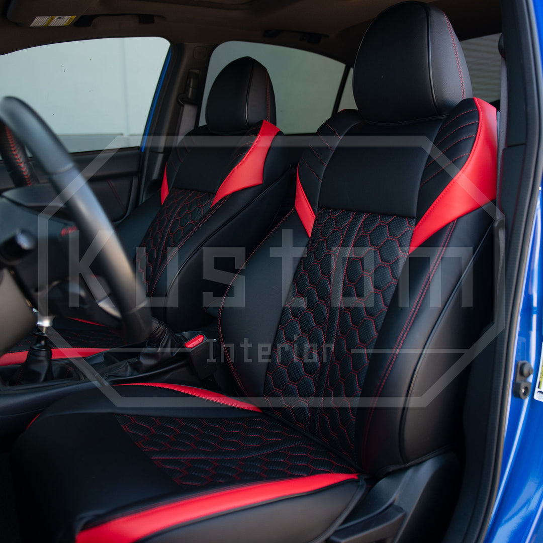 2015-21 Subaru WRX / STi Custom Leather Seat Covers