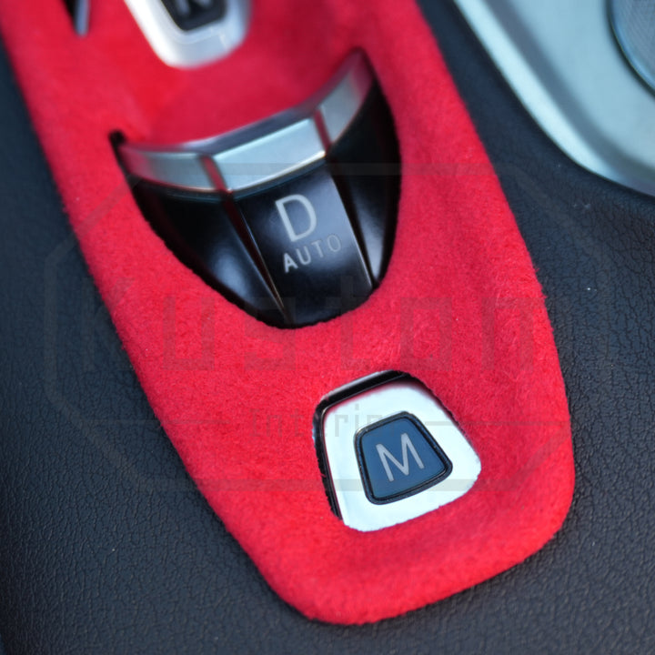 Corvette C8 Suede Leather Gear Switch Control Panel Trim Cover
