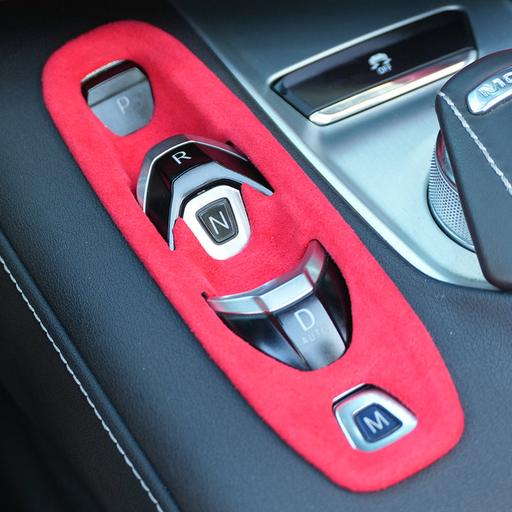 Corvette C8 Suede Leather Gear Switch Control Panel Trim Cover