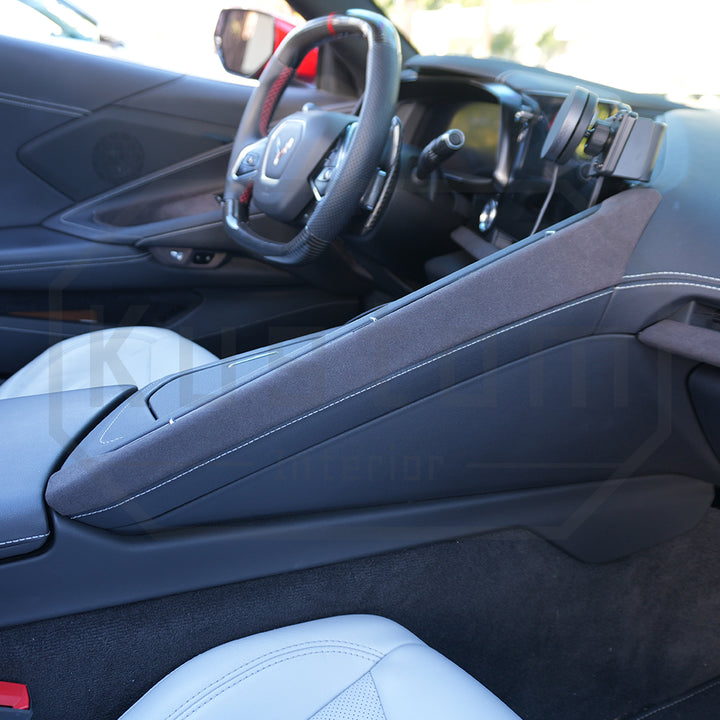 Corvette C8 Suede Leather Passenger Side Panel Trim