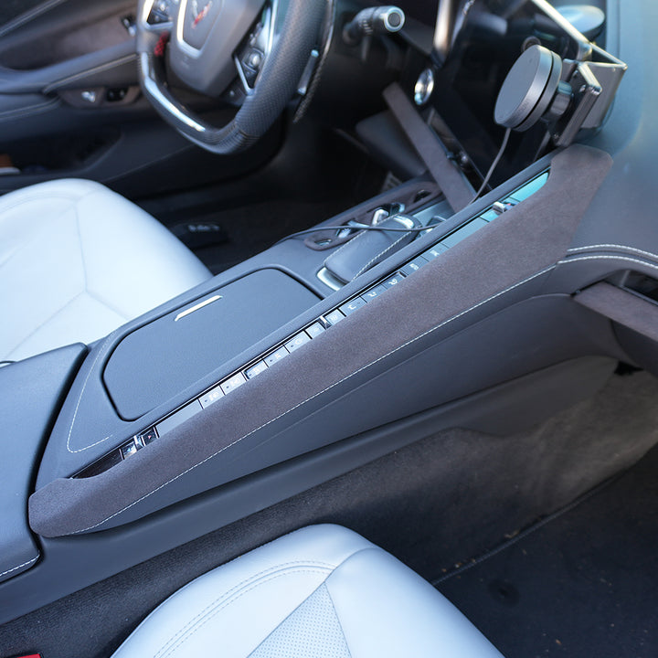 Corvette C8 Suede Leather Passenger Side Panel Trim