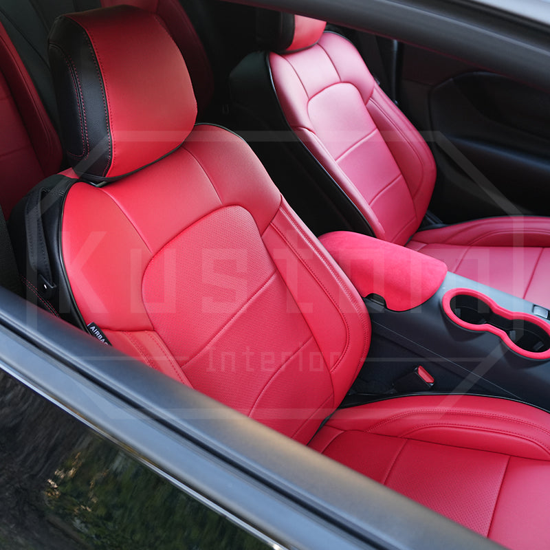 2024+ Ford Mustang S650 Convertible Leather Seat Covers