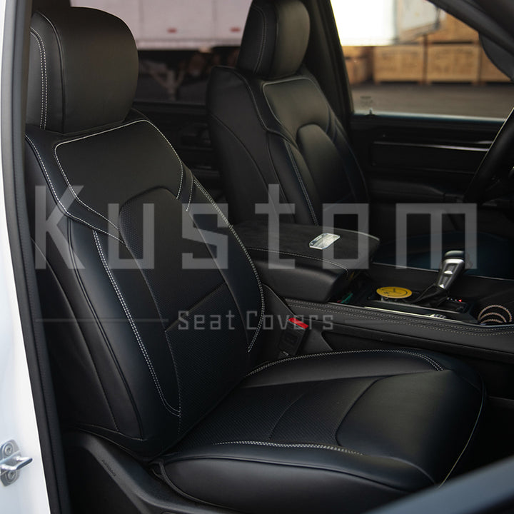 2019+ Dodge Ram 1500 Premium Custom Leather Seat Covers