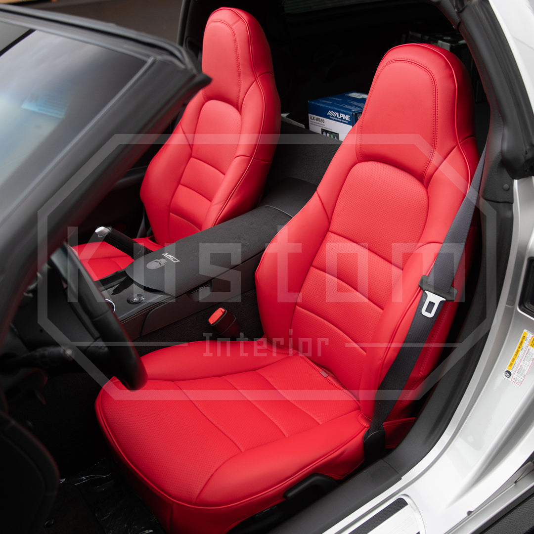 Corvette C6 Custom Leather Seat Covers