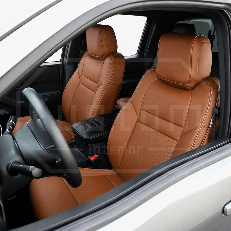 2022-26 Nissan Frontier Premium Custom Leather Seat Covers
