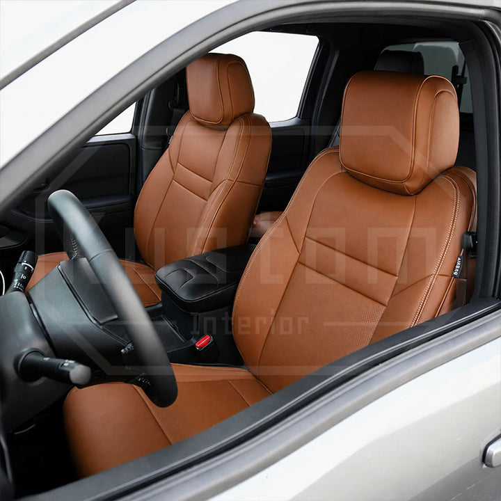 2022-26 Nissan Frontier Premium Custom Leather Seat Covers