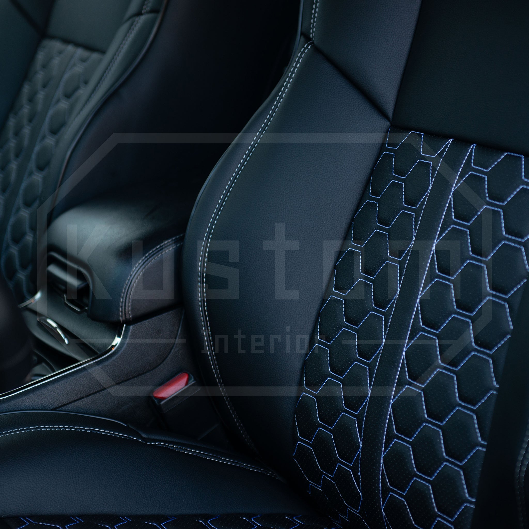 Custom Seat × Interior Art by OLDSTITCH 2009-14 Dodge Challenger SRT8 Custom Leather Seat Covers – Kustom