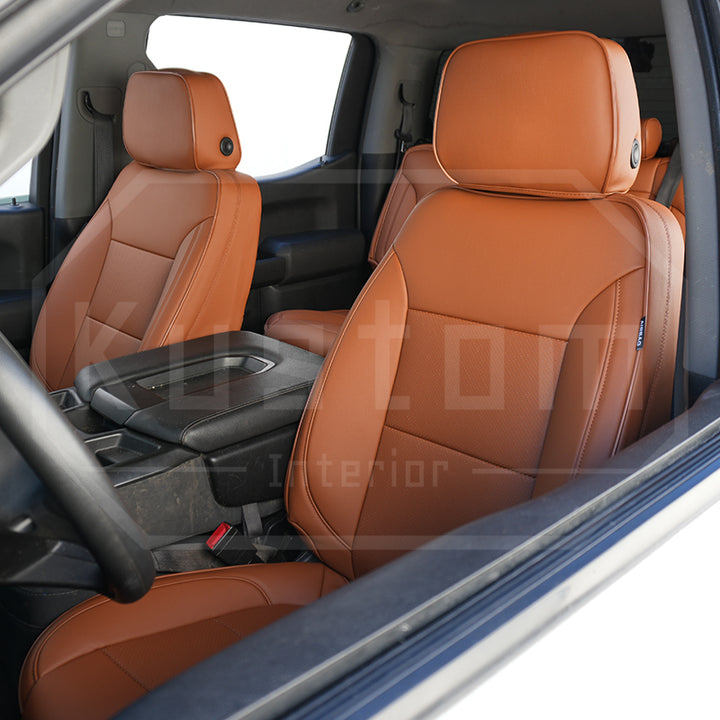 2019+ GMC Sierra Premium Custom Leather Seat Covers