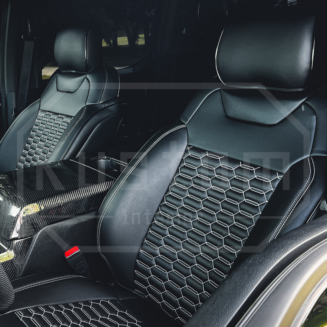 2015-20 Ford F-150 Raptor Custom Leather Seat Covers