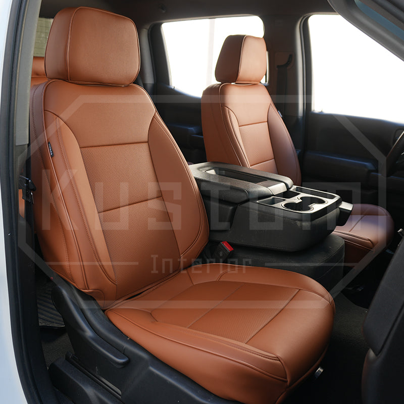 2019+ GMC Sierra Premium Custom Leather Seat Covers