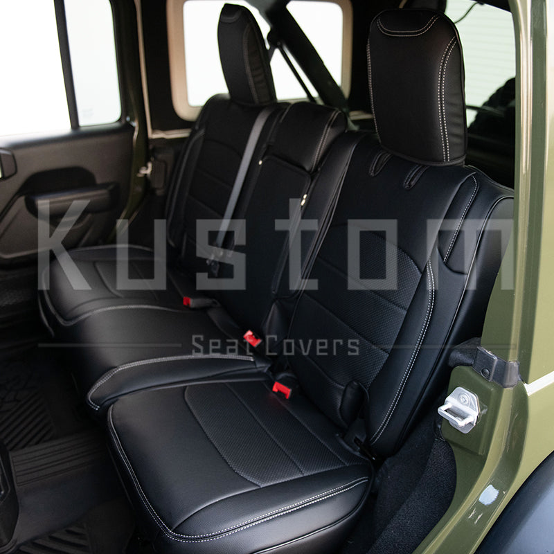 2019+ Jeep Gladiator JT Custom Leather Seat Covers