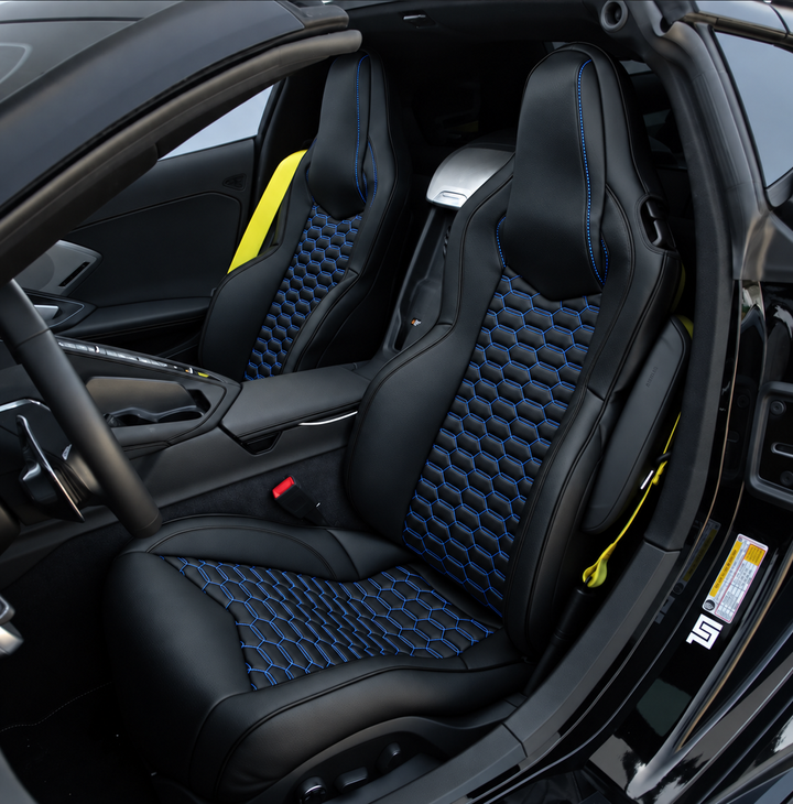 Corvette C8 GT1 Leather Seat Cover (Custom Order)