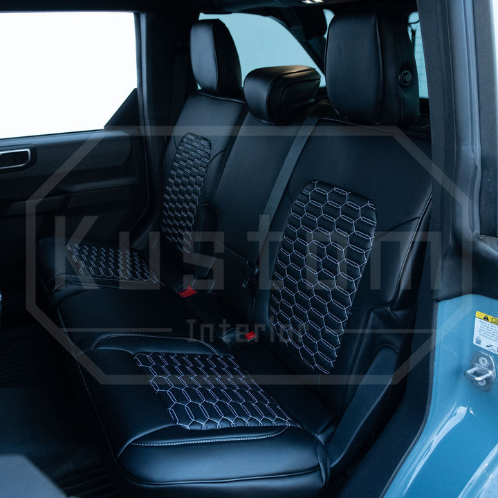 2021+ Ford Bronco 2 Door Custom Leather Seat Covers