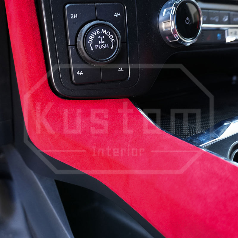 2021+ Ford F-150 Alcantara Gear Side Panel Cover