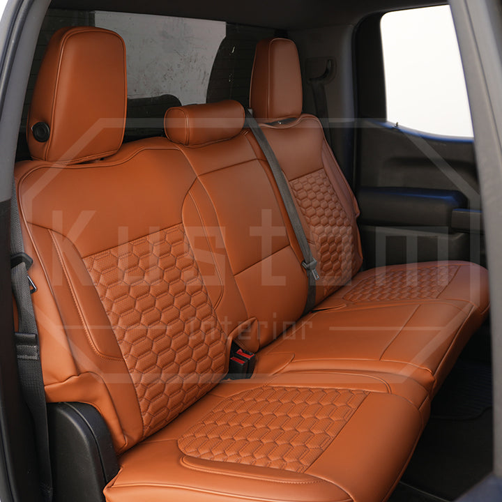 2019+ GMC Sierra Premium Custom Leather Seat Covers