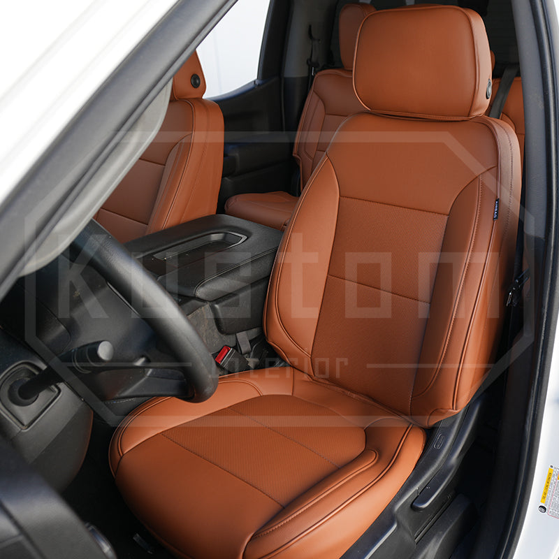 2019+ GMC Sierra Premium Custom Leather Seat Covers