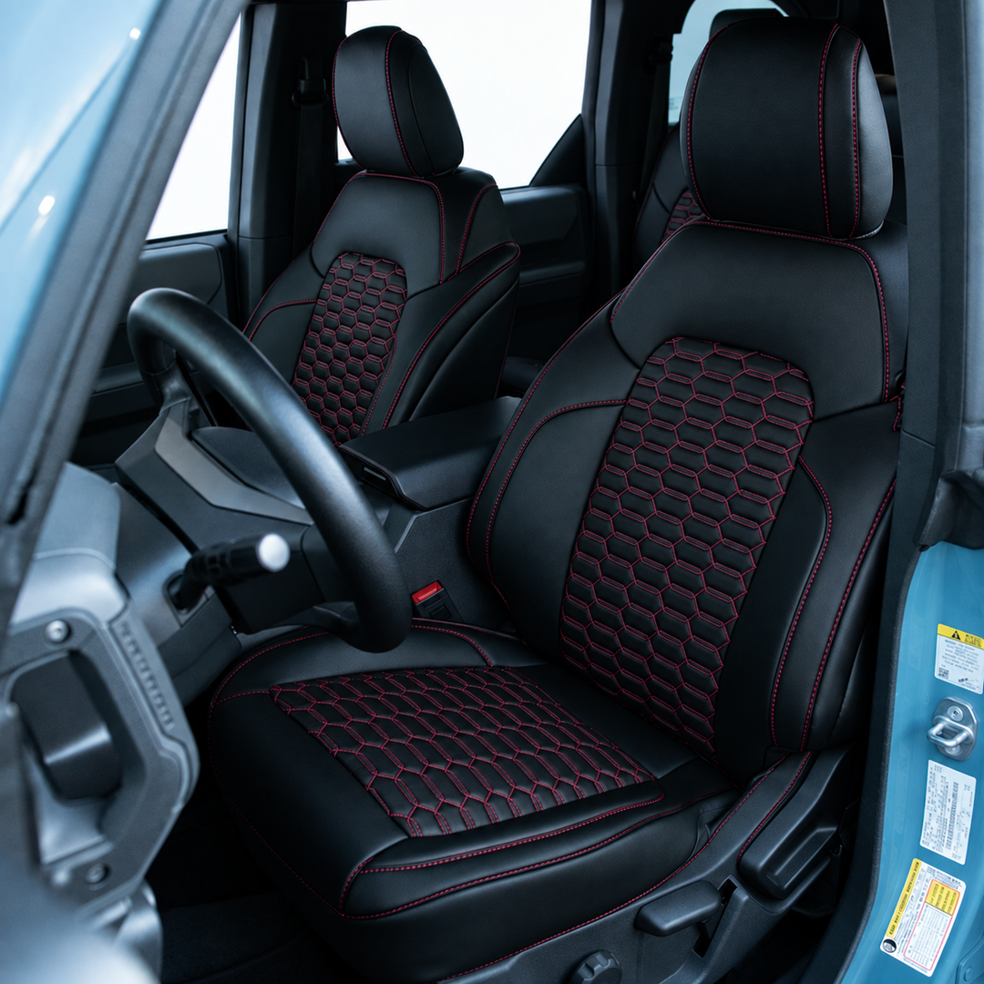 2021+ Ford Bronco Leather Seat Covers(Custom Order)