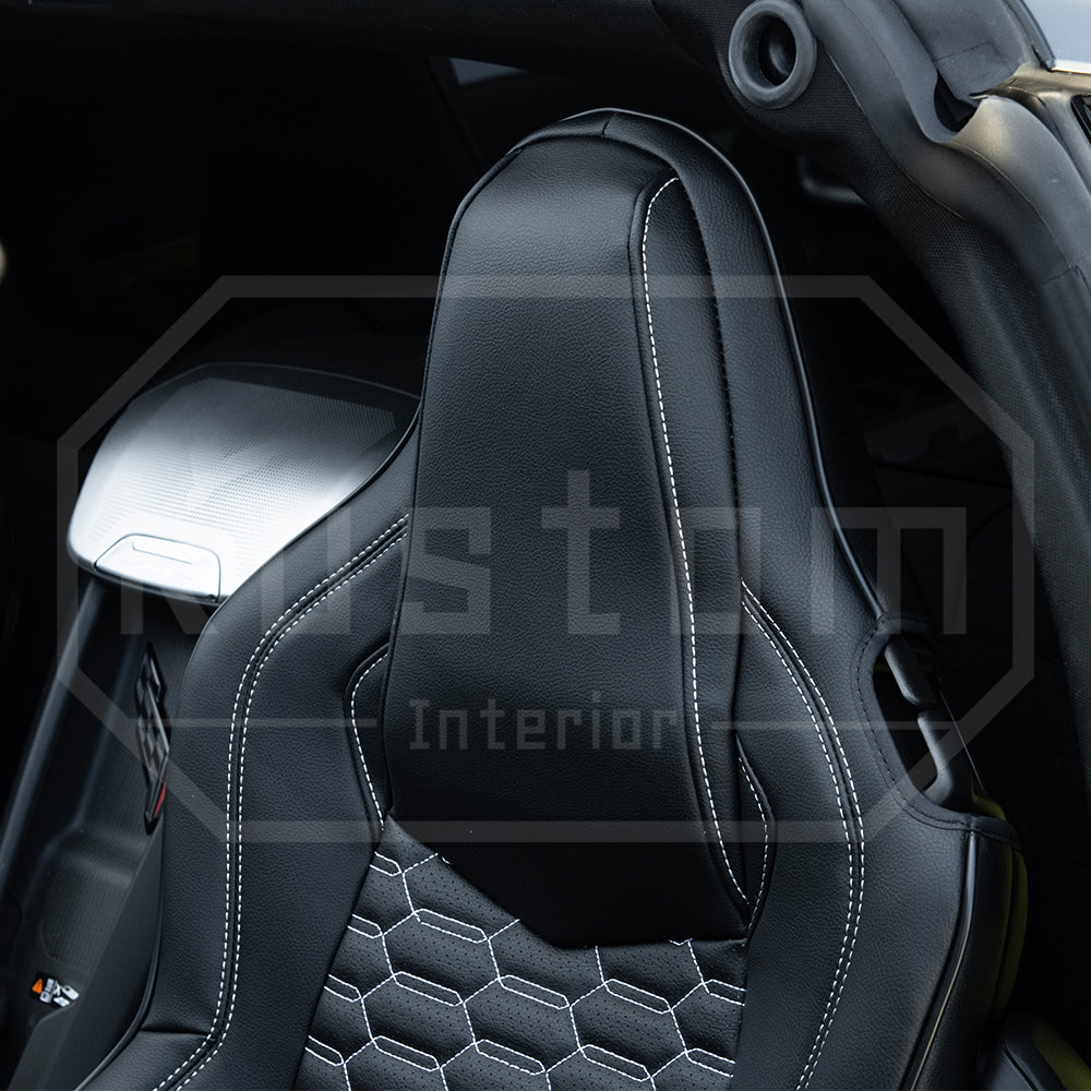 Corvette C8 Custom Leather Seat Covers