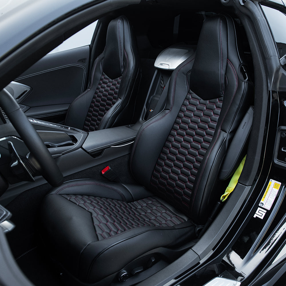 Corvette C8 Custom Leather Seat Covers